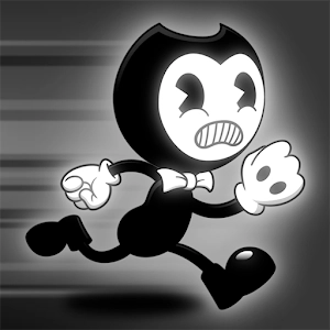Bendy in Nightmare Run - Cartoon runner in black and white style