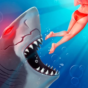 Hungry Shark Evolution [Money Mod/Mod Menu] - 关于饥饿鲨鱼的热门街机游戏