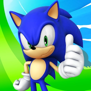 Sonic Dash [Unlocked] - Sonic 的 3D 跑步者 - 标题角色中的超级刺猬
