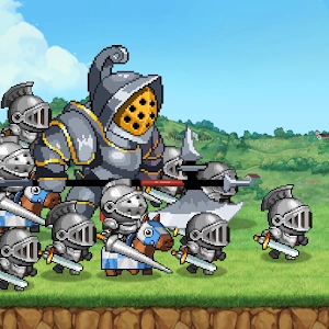 Kingdom Wars [Много денег] - Средневековая стратегия с битвами стенка на стенку