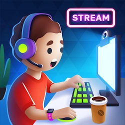 Idle Streamer tycoon Tuber game [Money mod/Adfree] - Haz crecer tu canal en un emocionante simulador inactivo