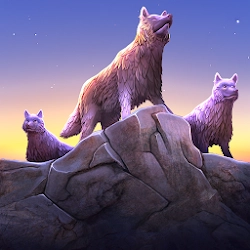 Симулятор Волка - Эволюция Диких Животных [Много денег] - Качественный симулятор дикого волка