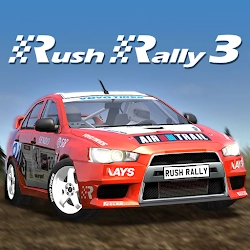 Rush Rally 3 [Mod money] [unlocked/Mod Money] - New part of the top rally races from Brownmaster