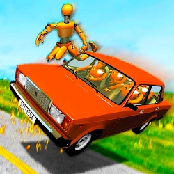VAZ Crash Test Simulator 2 [No Ads] - محاكاة سيارة ثلاثية الأبعاد مع اختبارات تصادم السيارات المحلية