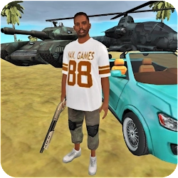 Real Gangster Crime [Mod Money] - 著名的俠盜獵車手的一個很好的模擬：聖安地列斯