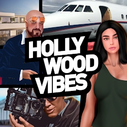 Hollywood Vibes The Game [Mod Money] - Colorful visual novel with various endings