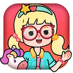 YoYa: Busy Life World [Unlocked] - 色彩缤纷的儿童模拟器，拥有开放的世界和完全的行动自由