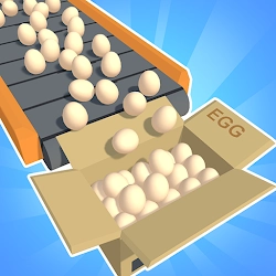 Idle Egg Factory [Free Shopping] - We raise chickens and sell eggs in an exciting arcade game