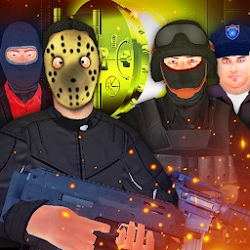 Justice Rivals 3 Cops&Robbers [Money mod] - 扮演强盗或警察的史诗动作