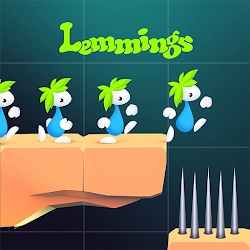 Lemmings [Unlocked] - Continuation of the popular arcade puzzle