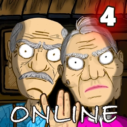 Grandpa & Granny 4 Online Game [No Ads] - Continuation of the popular series of horror games