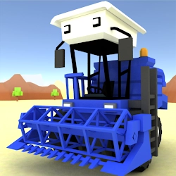 Blocky Farm Racing & Simulator free driving game [unlocked] - Unusual farm simulator with racing races