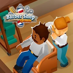 Idle Barber Shop Tycoon - Business Management Game [Много денег] - Развитие и обустройство парикмахерского салона в Idle-симуляторе