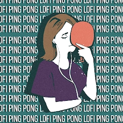 Lofi Ping Pong - Atmospheric rhythm arcade game with old school design