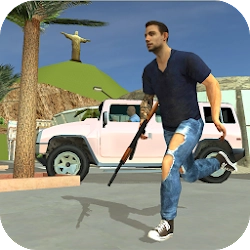 Real Gangster Crime 2 [Mod Money] - Continuation of the cool third-person gangster action