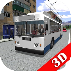 Симулятор троллейбуса 3D 2018 [Много денег] - Реалистичный симулятор водителя троллейбуса