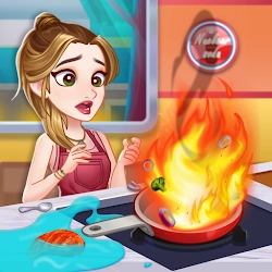 Merge Cooking Restaurant Game [Mod Money] - Culinary story with the mechanics of combining items
