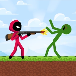 Stickman vs Zombies [Mod Money] - Adictivo juego de plataformas y acción con Stickmen