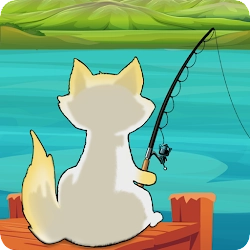 Cat Goes Fishing [Money mod] - محاكاة الصيد التأملية مع قطة رائعتين