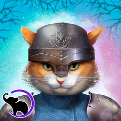 Knight Cats Leaves on the Road [Free Shoping] - Rompecabezas casual colorido de objetos ocultos