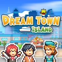 Dream Town Island [Mod menu] - Constructor de ciudad de píxeles con atmósfera de lámpara