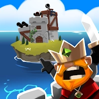 Castle War: Idle Island [Lots of diamonds] - Entertaining strategy with cartoonish graphics in the genre of autobattler