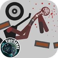 Stickman Dismounting [Mod Money] - Inflict as much damage as possible to the hero
