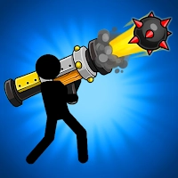 Boom Stick: Bazooka Puzzles [No Ads] - لعبة ألغاز مسببة للإدمان مع شخصيات Stickmen