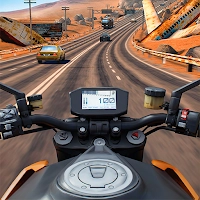 Moto Rider GO: Highway Traffic [Много денег] - Трехмерный гоночный раннер на мотоциклах