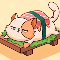 Sushi Cat Cafe: Idle Food Game [No Ads] - تطوير بار السوشي في محاكاة غير رسمية بتنسيق الفرس
