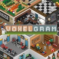 Voxelgram - لعبة ألغاز مريحة مع نسخة ثلاثية الأبعاد من الكلمات المتقاطعة اليابانية