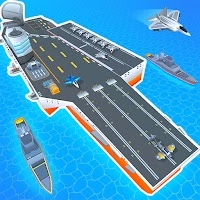 Idle Aircraft Carrier [Money mod] - تطوير حاملة طائرات في لعبة محاكاة خاملة مسلية