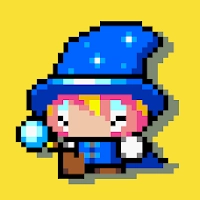 Drop Wizard [Unlocked] - El papel de un mago en un colorido juego de plataformas de píxeles