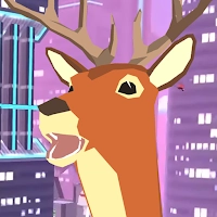 DEEEER Simulator: Future World [No Ads] - Exploring an open game world as a deer