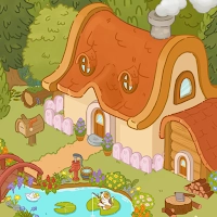 Merge Cartoon : Renovate Town [Money mod] - Building a village in a puzzle with fusion mechanics