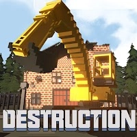Voxel Destruction [Unlocked] - Разрушение построек взрывчаткой и с помощью транспортных средств