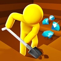 Dig Deep [Free Shoping] - Die Rolle des Diamant-Tycoons im farbenfrohen Clicker