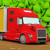 Angry Truck 3D Mini Simulator [Money mod] - Transporting goods in a 3D truck driver simulator
