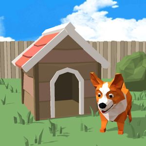 Pupi Cutest Dog Simulator [Mod Money] - Аркадный симулятор питомца с мини-играми