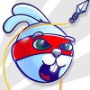下载 Rabbit Samurai - rope swing hero