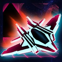 Alien Swarm: Sky Force Squadron of Bullet Hell [Mod Money] - Scrolling shooter in neon graphics