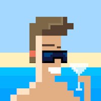 Beach Daddy - Пляжный Батя [Много денег] - Пиксельный раннер с черным юмором