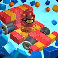 Blocky Racing (Unreleased) [Mod Money] - Try to survive to the finish