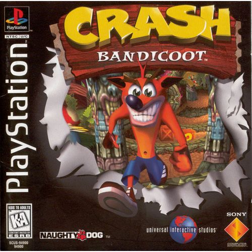 Crash Bandicoot [PS1] - The three-dimensional platformer, face Playstation 1