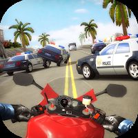 Highway Traffic Rider [Mod Money] - Super realistic runner on a motorcycle