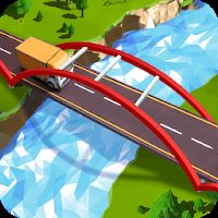 Path of Traffic - Bridge Building [Mod: Unlocked] [unlocked] - Build bridges and transport through them