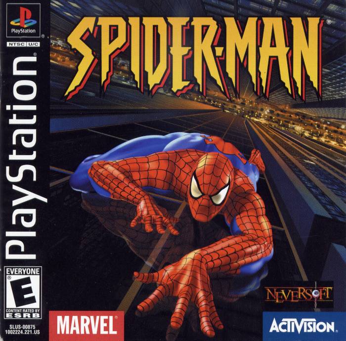 Spider-Man [PS1] - First game about the Spider-Man in 3D