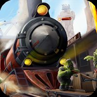 Train Tower Defense [Mod Money] - Protect the train from attacking goblins
