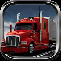 Truck Simulator 3D [Mod Money] - The trucker's simulator with a mode of delivery of a cargo, a fuel level and fatigue of the driver
