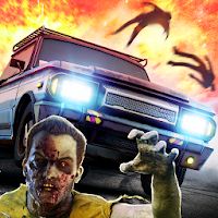 Zombie Road Escape [Много денег] - Зомби, пулеметы, гонки и куча веселья